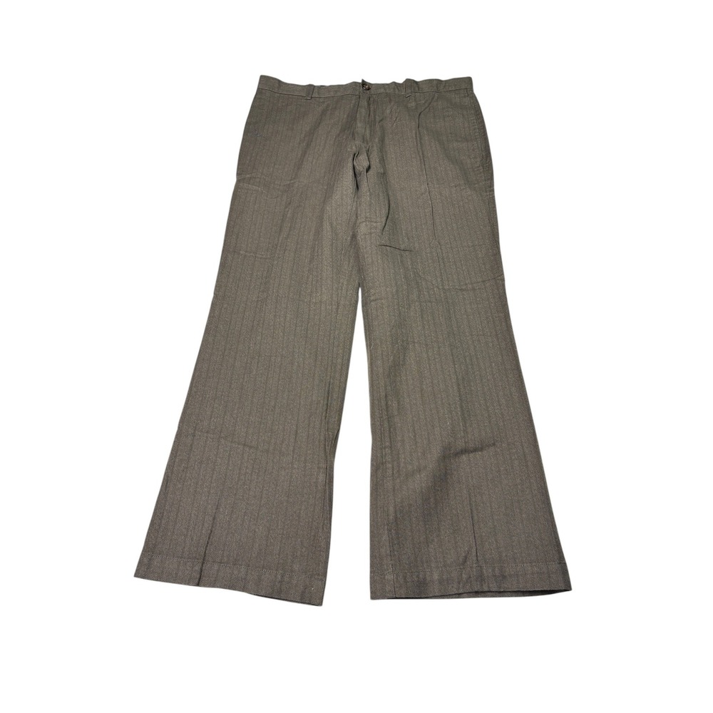 NWT Banana Republic Mens Boot Fit Herringbone Pants Brown 36x32 582994-01-1